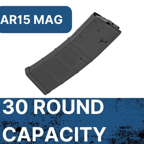 Mission First Tactical Magazine 223 Remington/556NATO, 30 Rounds (Fits AR-15, Polymer, Black, Bagged